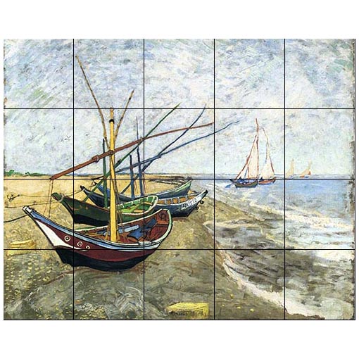 Van Gogh "Fishing Boats II"